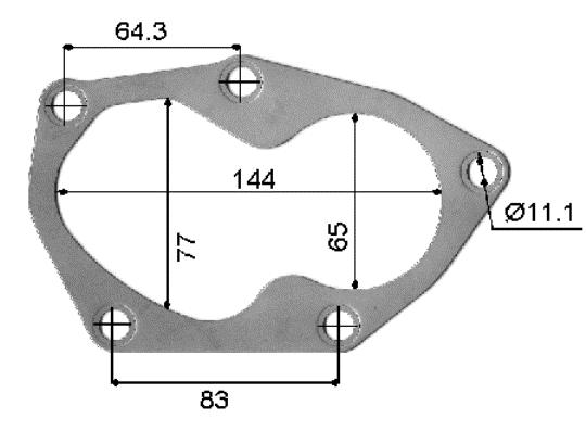 Permaseal Turbo Outlet Gasket TUR032