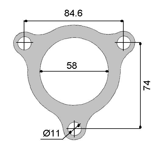 Permaseal Turbo Outlet Gasket TUR043