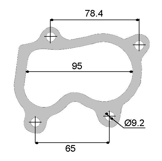 Permaseal Turbo Outlet Gasket TUR046