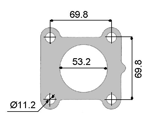 Permaseal Turbo Inlet Gasket TUR047