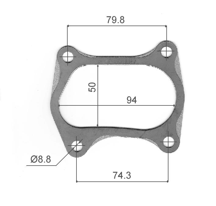 Permaseal Turbo Outlet Gasket TUR048