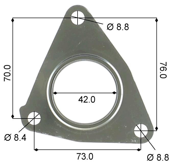 Permaseal Turbo Flange Gasket TUR064