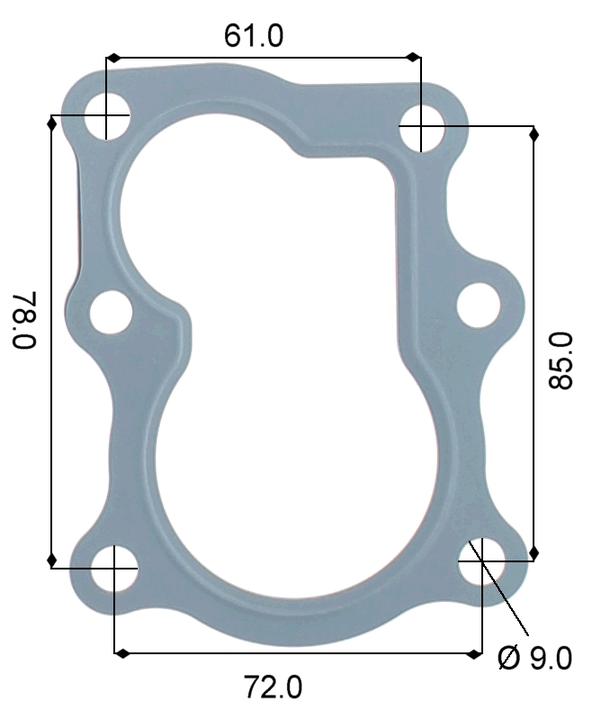 Permaseal Turbo Outlet Gasket TUR070