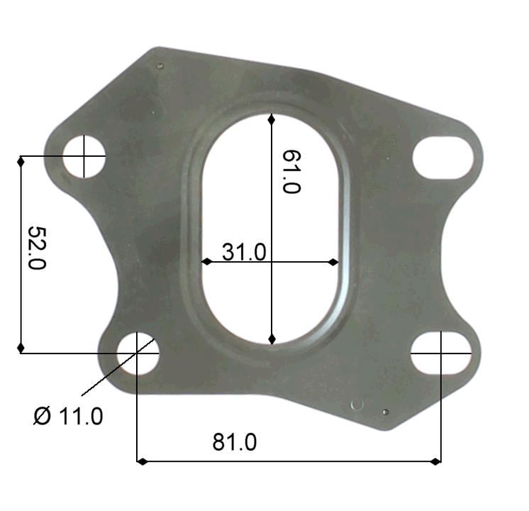 Permaseal Turbo Outlet Gasket TUR075