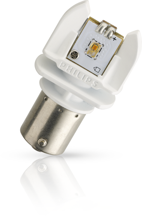 Philips Ultinon LED Bayonet Globe Amber 12V 21W (2Pk) 12764X2