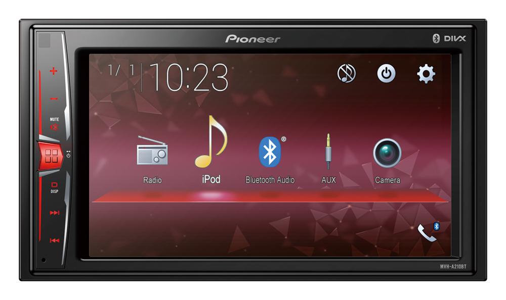 Pioneer MVH-A210BT 6.2"" Touchscreen AM/FM/USB/AUX/Bluetooth Multimedia Player