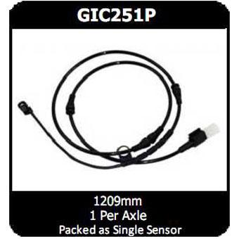 Protex Brake Pad Wear Sensor GIC251P