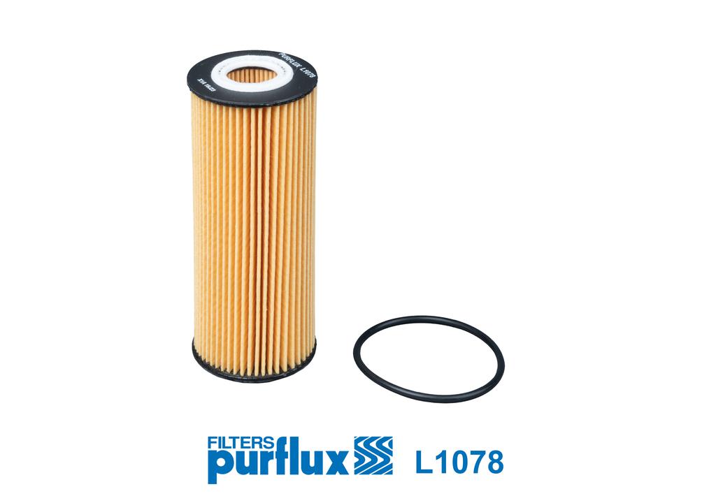 Purflux Oil Filter 146mm H 21mm Int Dia 57mm Ext Dia L1078