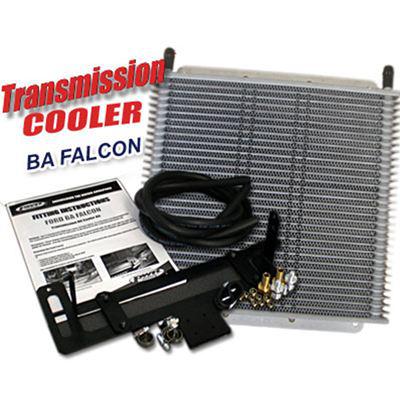 PWR Transmission Oil Cooler Kit fits Ford Falcon BA (280x255x19mm 3/8"") PWO6115