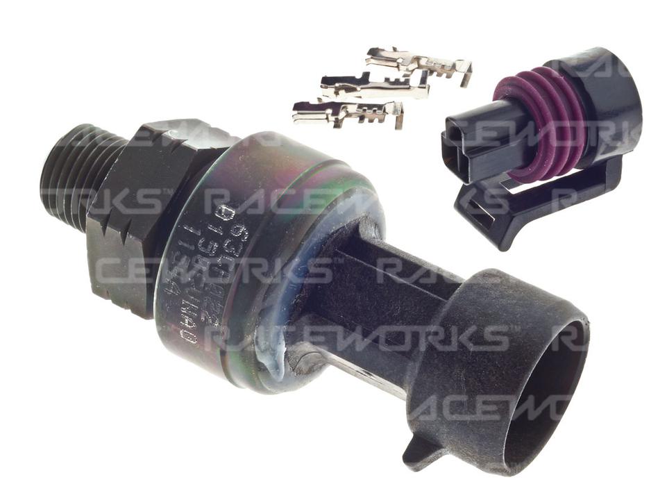 Raceworks 150 PSI Ti Fuel And Oil Pressure Sensor 1/8 Npt