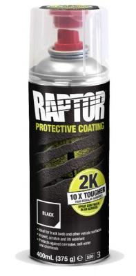 Raptor Bedliner Aerosol Spray 2K Black 400ml