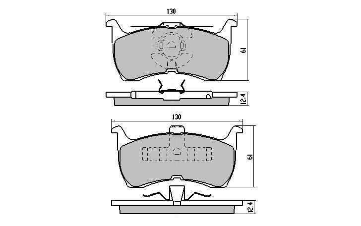 RDA GP Max Brake Pad Set Rear RDB1109