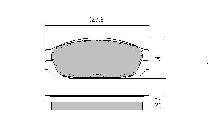 RDA GP Max Brake Pad Set Rear RDB1146
