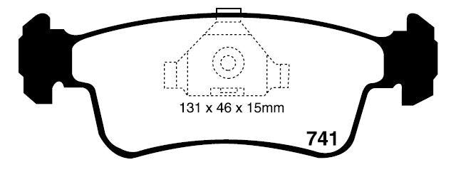RDA GP Max Brake Pad Set Front RDB1188