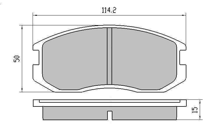 RDA GP Max Brake Pad Set Front RDB1201