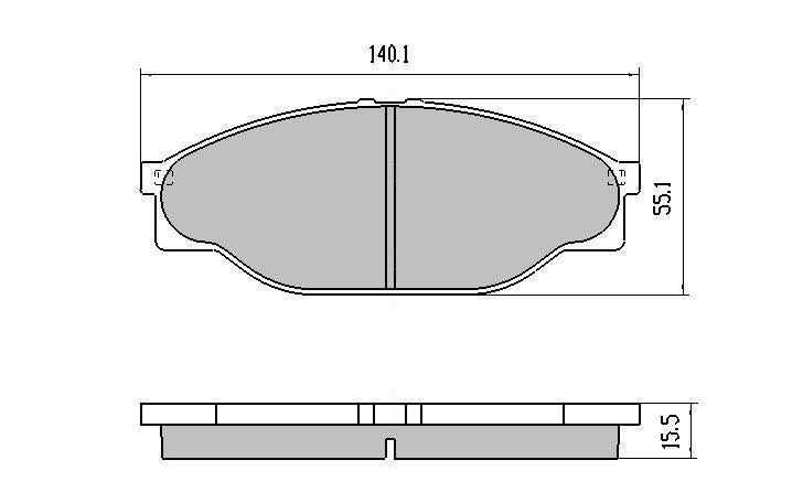 RDA GP Max Brake Pad Set Front RDB1205
