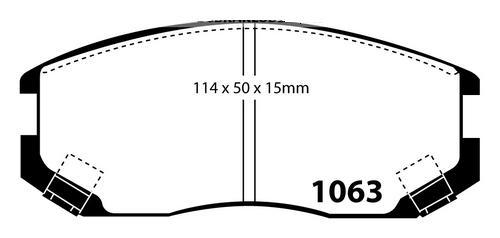 RDA GP Max Brake Pad Set Front RDB1277