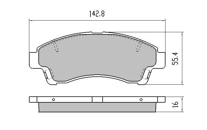 RDA Phantom Ceramic Brake Pad Set Front RDC1322
