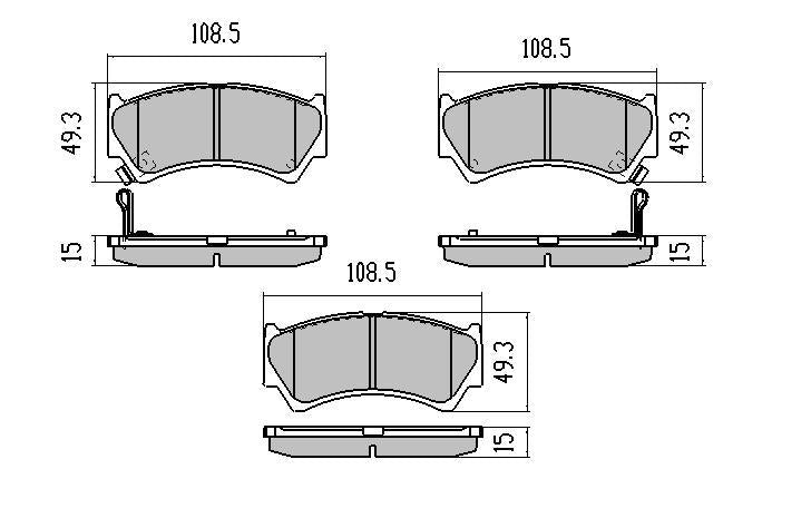 RDA Phantom Ceramic Brake Pad Set Front RDC1367