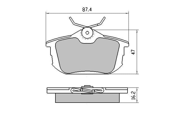 RDA GP Max Brake Pad Set Rear RDB1382