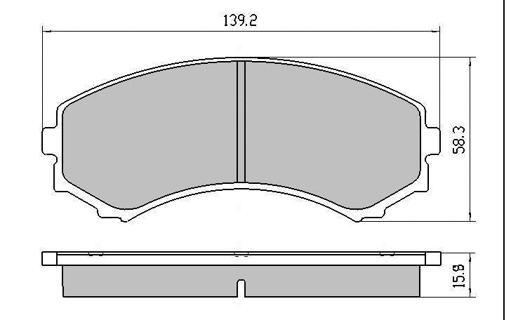 RDA Phantom Ceramic Brake Pad Set Front RDC1385