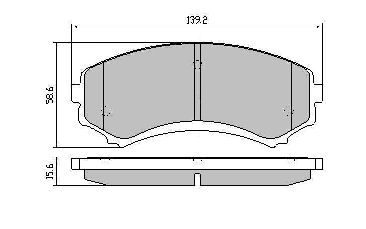 RDA Phantom Ceramic Brake Pad Set Front RDC1388