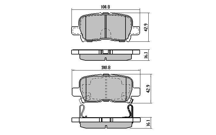 RDA GP Max Brake Pad Set Rear RDB1440