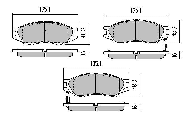 RDA Phantom Ceramic Brake Pad Set Front RDC1454