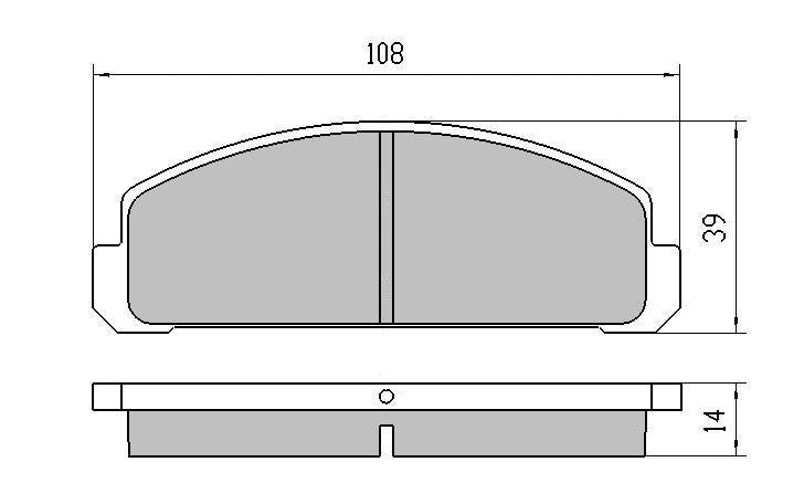 RDA GP Max Brake Pad Set Front RDB153