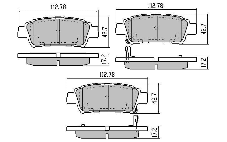 RDA Phantom Ceramic Brake Pad Set Rear RDC1660