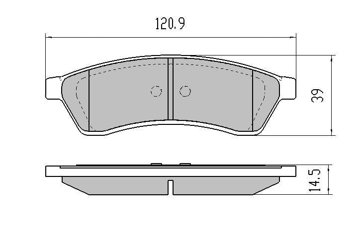 RDA Phantom Ceramic Brake Pad Set Rear RDC1689