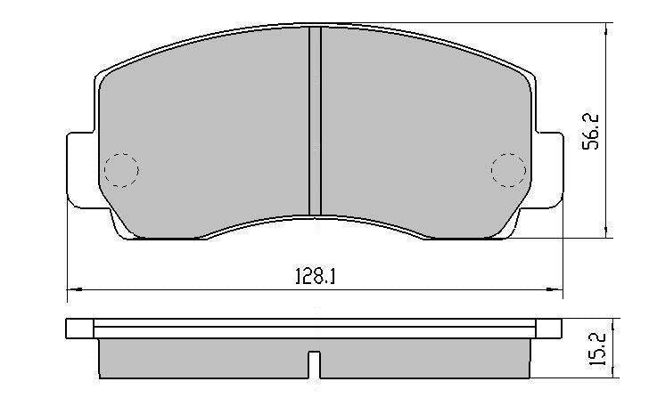 RDA GP Max Brake Pad Set Front RDB170