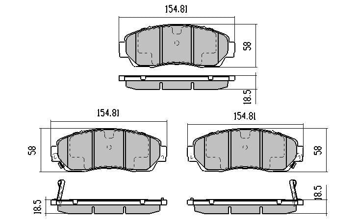 RDA Phantom Ceramic Brake Pad Set Front RDC1720