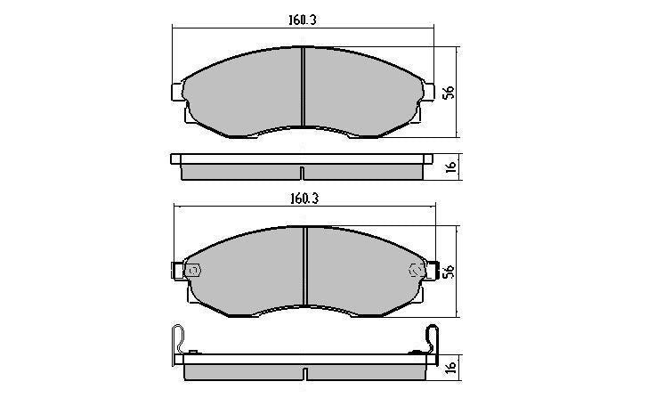 RDA GP Max Brake Pad Set Front RDB1920