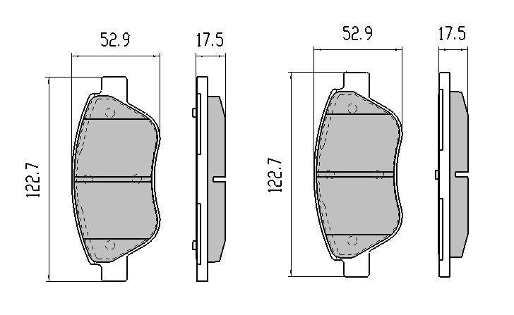 RDA GP Max Brake Pad Set Front RDB1926