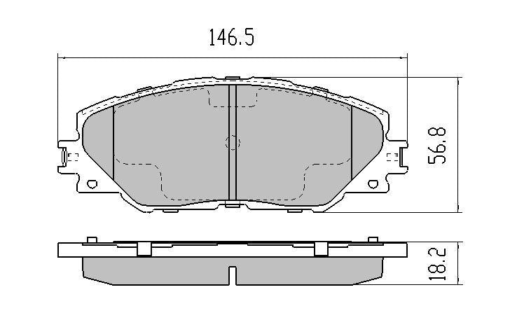 RDA GP Max Brake Pad Set Front RDB1932