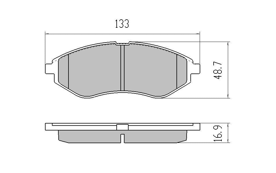 RDA Phantom Ceramic Brake Pad Set Front RDC1940