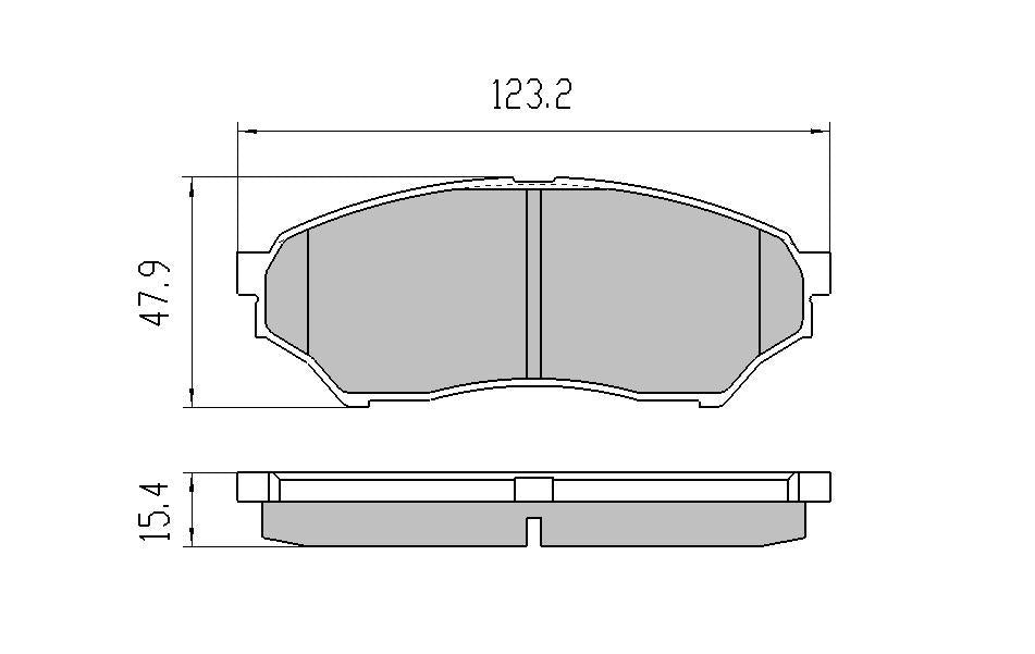 RDA GP Max Brake Pad Set Front RDB1941