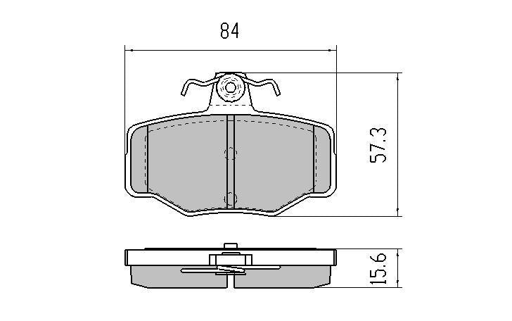 RDA GP Max Brake Pad Set Rear RDB1966
