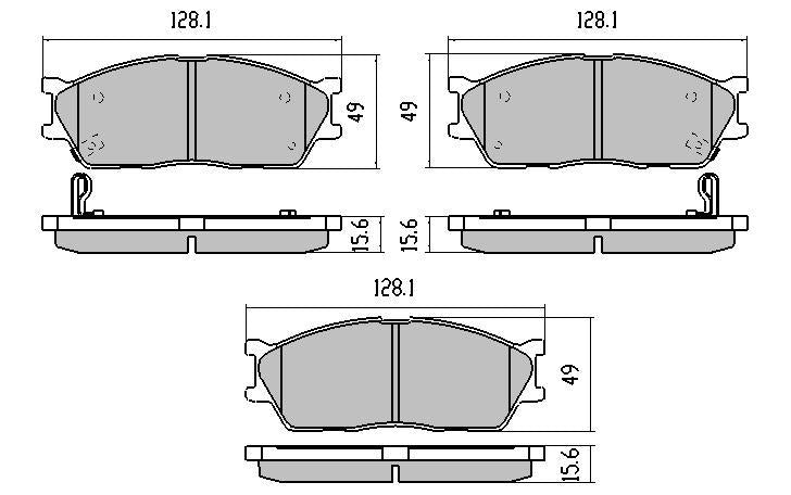 RDA Phantom Ceramic Brake Pad Set Front RDC1973