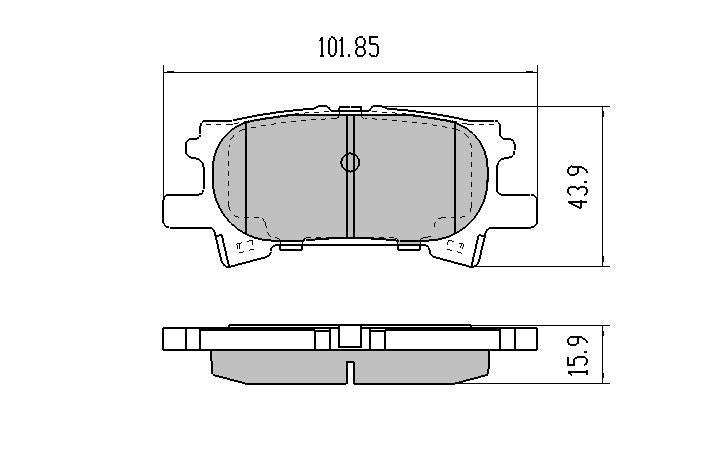 RDA GP Max Brake Pad Set Rear RDB1975