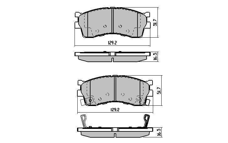RDA GP Max Brake Pad Set Front RDB1997
