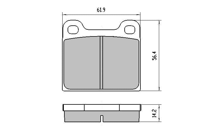 RDA GP Max Brake Pad Set RDB2