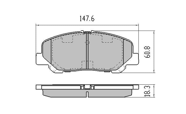 RDA Phantom Ceramic Brake Pad Set Front RDC2013