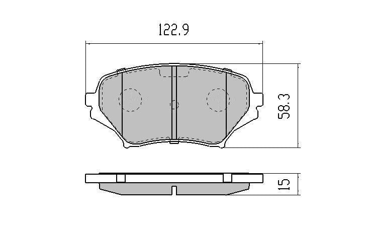 RDA Phantom Ceramic Brake Pad Set Front RDC2034
