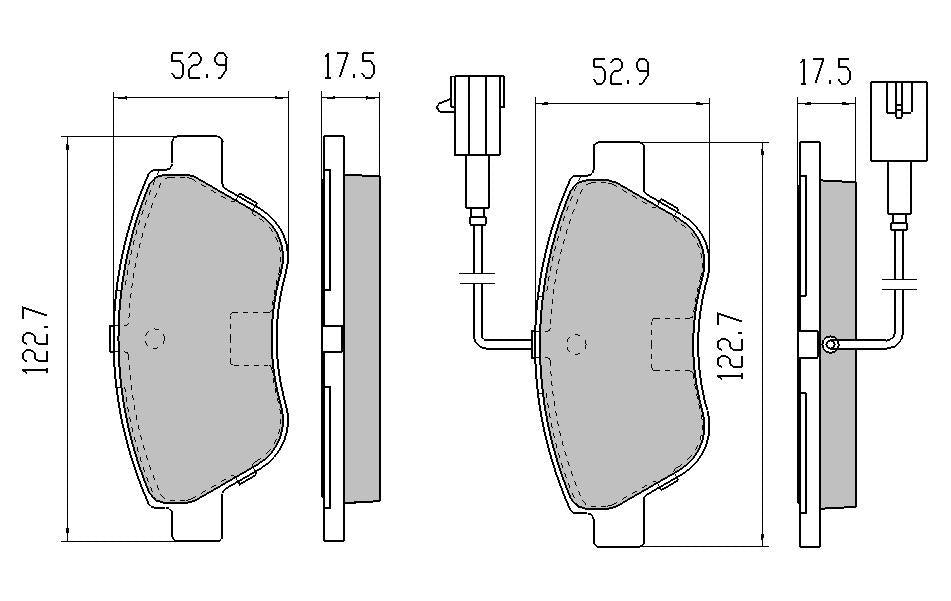RDA GP Max Brake Pad Set Front RDB2112