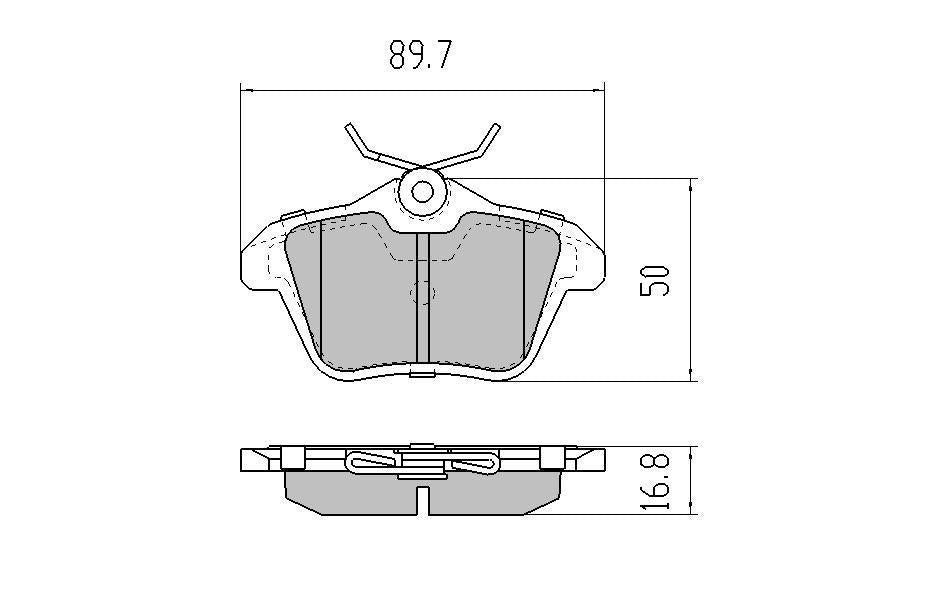 RDA GP Max Brake Pad Set Rear RDB2120