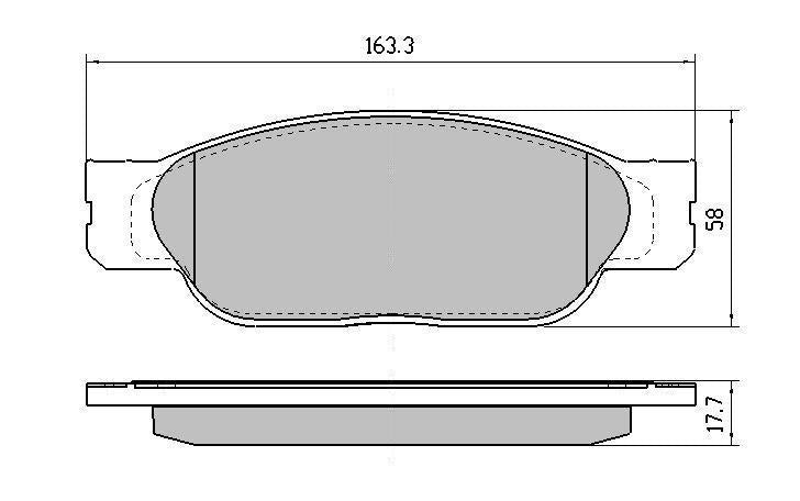 RDA GP Max Brake Pad Set Front RDB2121