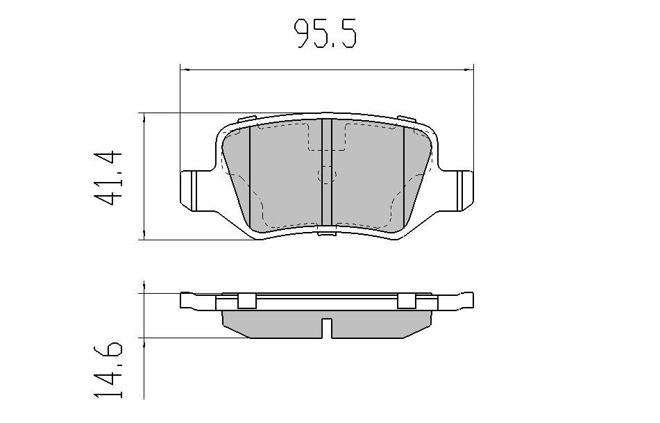 RDA GP Max Brake Pad Set Rear RDB2130