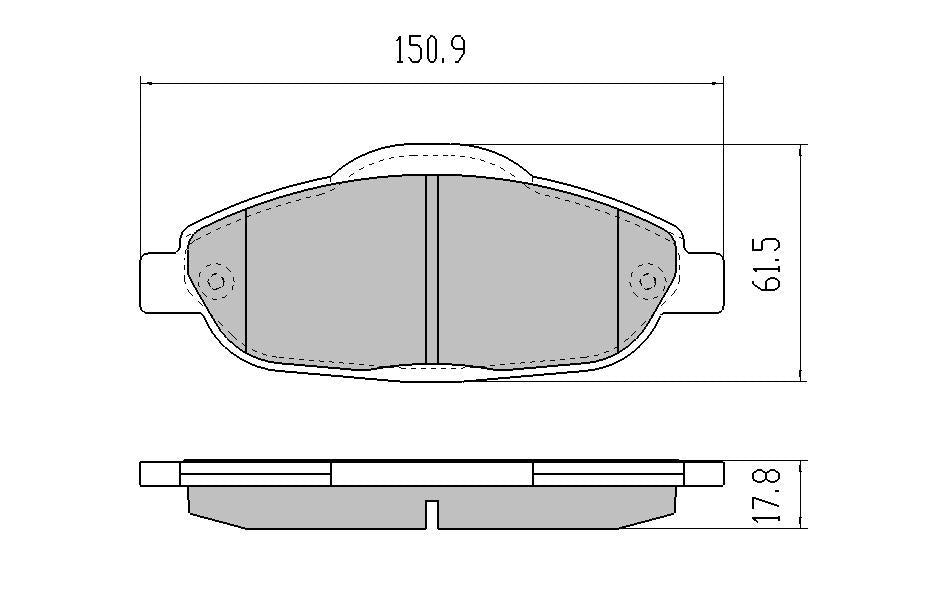 RDA GP Max Brake Pad Set Front RDB2148